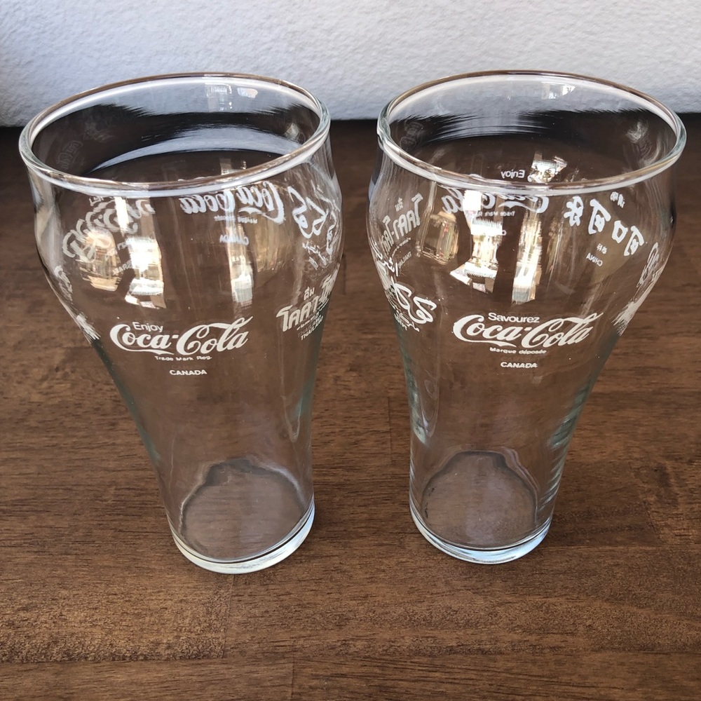 Coca-Cola International Drinking Glass (Set of 2)